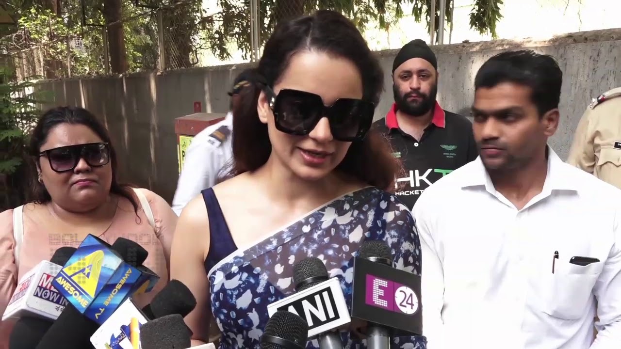 kanganaranautattackscongressonmumbaipollday