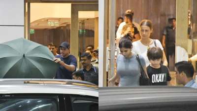 SRK gets discharged reaches Mumbai