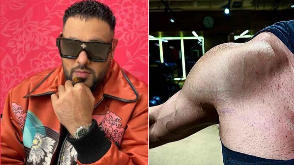 Badshah shares picture of his toned deltoid muscle after gym session