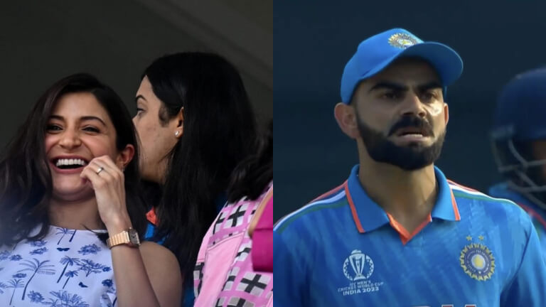 wc2023final:anushkagivesstandingovationtohusbandviratashehits50