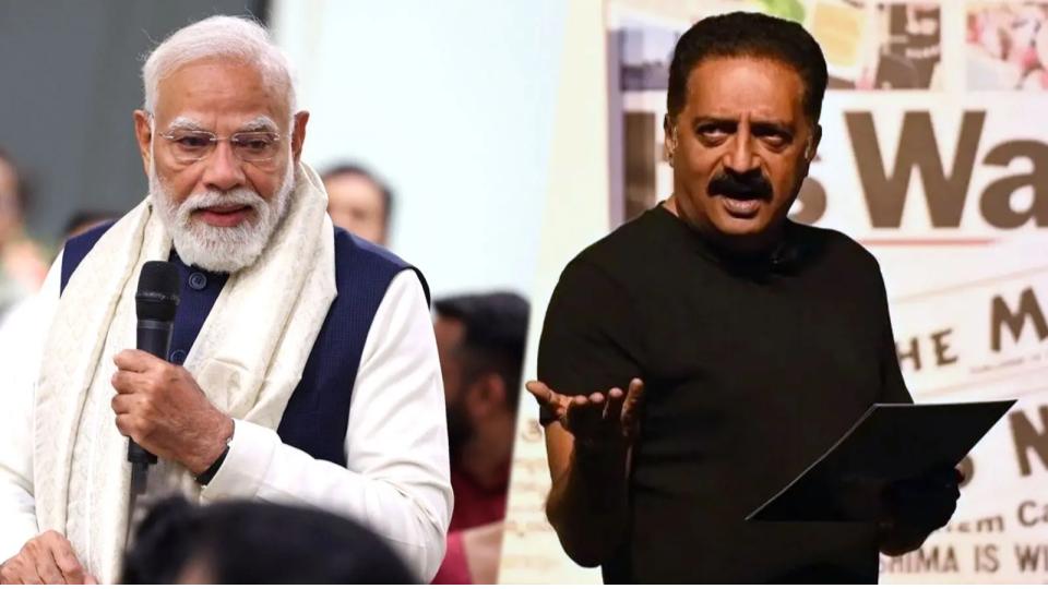 PM Modi shifted from selling tea to selling films, says Prakash Raj