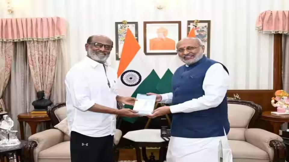 superstarrajinikanthmeetsjharkhandgovernor