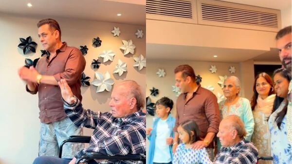 Salman Khan, father Salim Khan and family greet fans on Eid