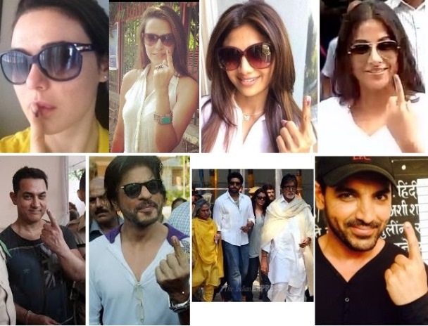 bollywoodcelebritiesvoteinmumbai