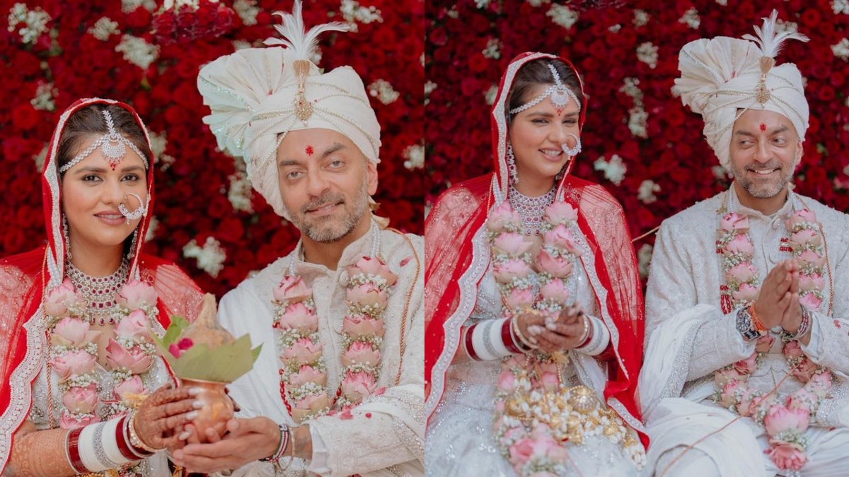 Dalljiet Kaur finally tied knot with Nikhil Patel, newlyweds twin in ivory