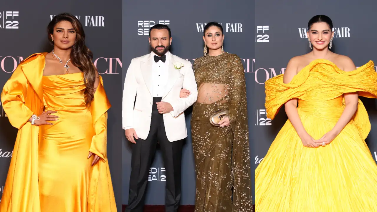 Priyanka Chopra, Sonam Kapoor, Kareena Kapoor walk the red carpet at the Red Sea Film Festival