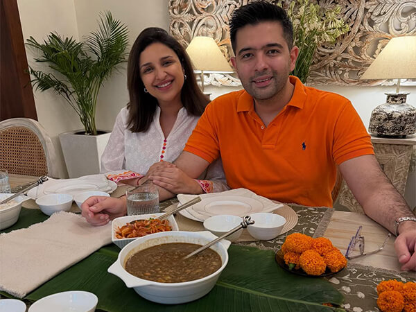 Parineeti Chopra, Raghav Chadha celebrates Independence Day with a tricolour-themed lunch