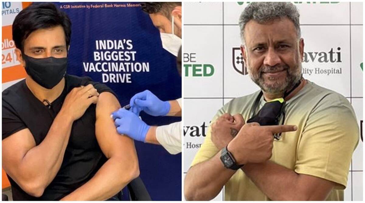 sonusoodanuragkashyapreceivefirstdoseofcovid19vaccine