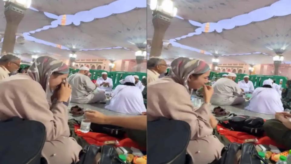 Gauahar Khan breaks down in Madinah 