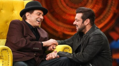 salmankhanadmiresdharmendraimmenselywantstoremakehis3iconicfilms