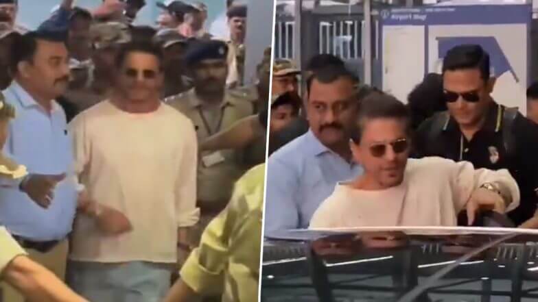 Shah Rukh Khan arrives for IPL 2024 to support his team Kolkata Knight Riders