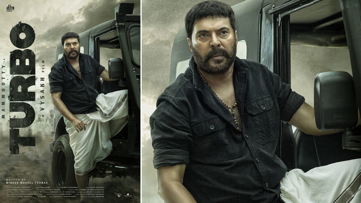 Mammootty unveils first look poster of Turbo