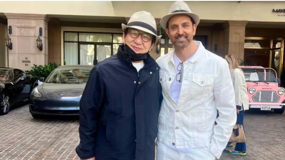 Hrithik Roshan meets global action icon Jackie Chan in Beverly Hills