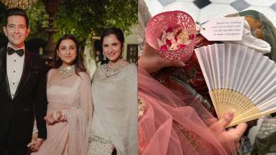 Raghav-Parineeti gave customised handkerchief for their wedding guests, Sania Mirza reveals pic