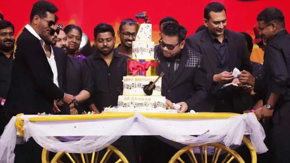Prabhu Deva celebrates A R Rahman’s birthday with Moonwalk team