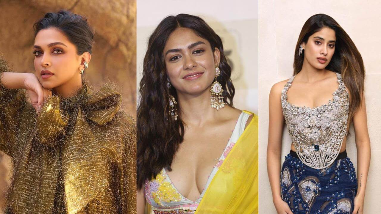 Deepika Padukone, Mrunal Thakur and Janhvi Kapoor in Allu Arjun