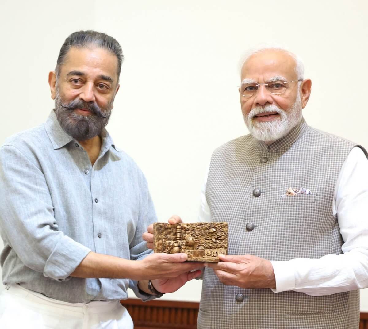 Kamal Haasan meets PM Modi, seeks support for recognition of Keeladi