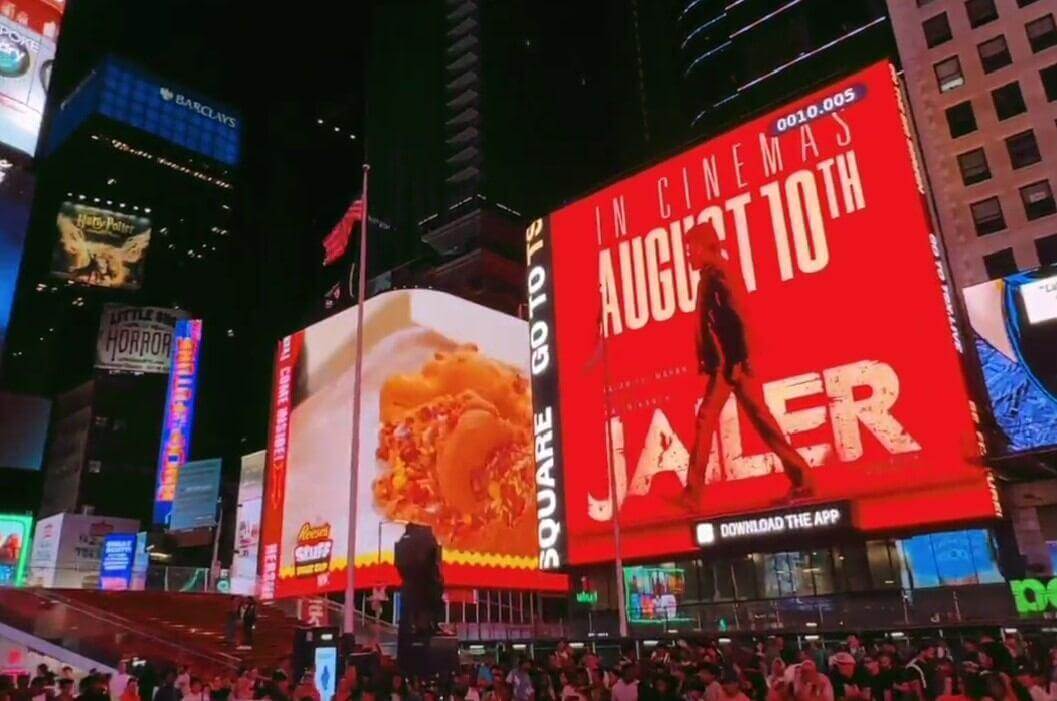 rajinikanthsjailerpremiereatnewyork’stimessquare