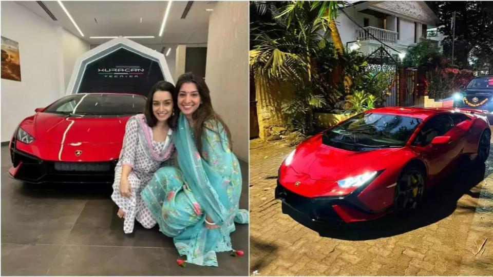 actressshraddhakapoortreatsherselftors4crlamborghini