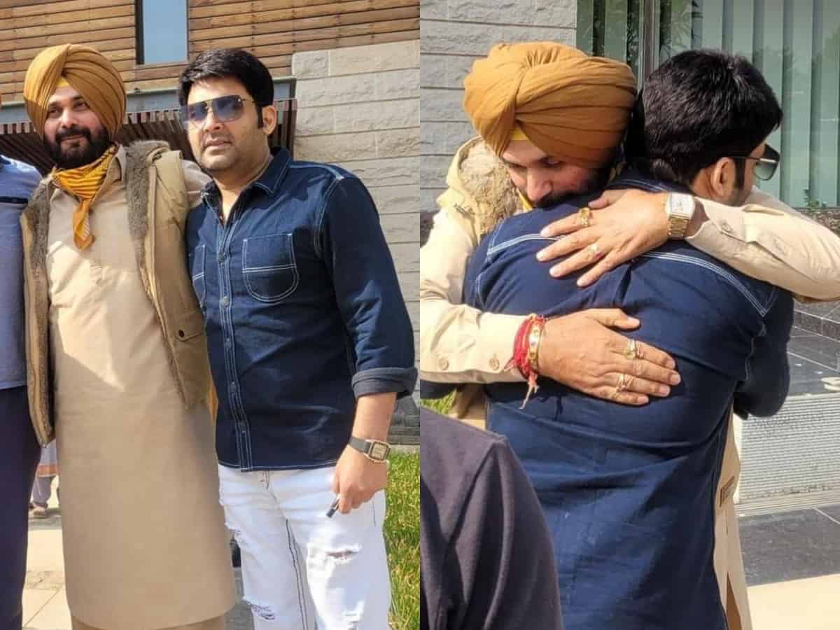 kapilsharmarelishparanthaswithnavjotsinghsidhuinamritsar