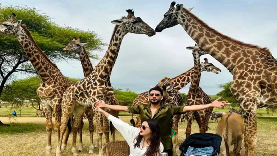 Gauahar Khan enjoys family vacation in Tanzania