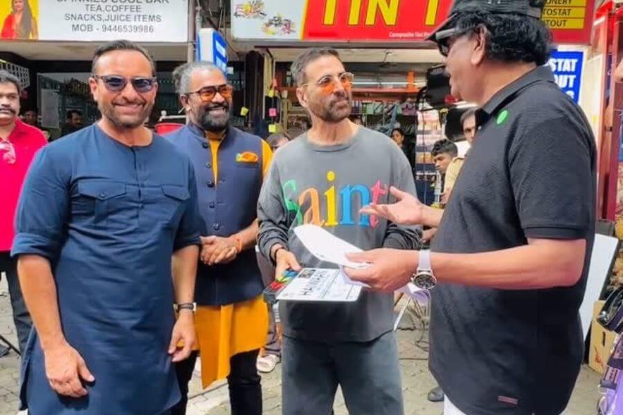 Khiladi Akshay, Anaari Saif reunite after 17 years as they begin Haiwaan shoot