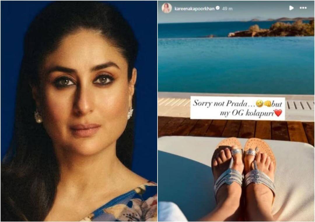 Kareena Kapoor takes a dig at Prada, flaunts her OG Kolhapuri footwear