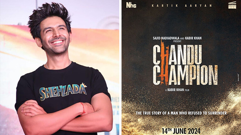 kartikaaryananddirectorkabirkhanannouncefirstcollaborationtitledchanduchampion