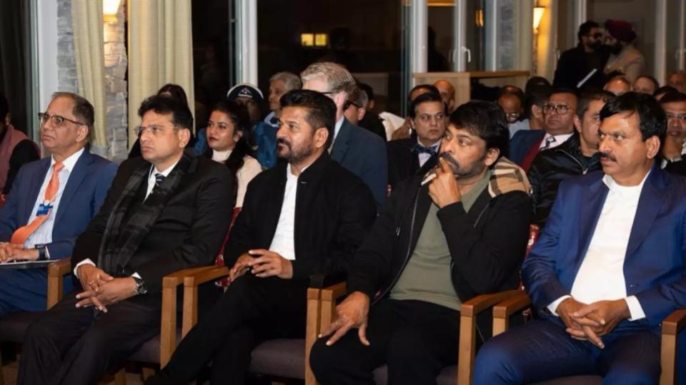 Megastar Chiranjeevi Meets CM Revanth Reddy in Davos