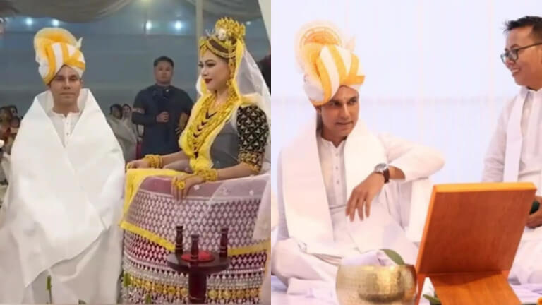 Watch: Randeep Hooda, Lin Laishram turn Manipuri groom and bride