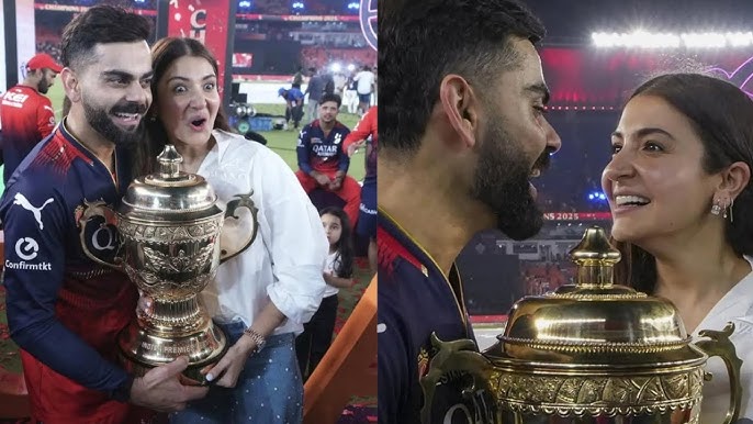 Anushka-Virat receive grand welcome in Bengaluru after RCB