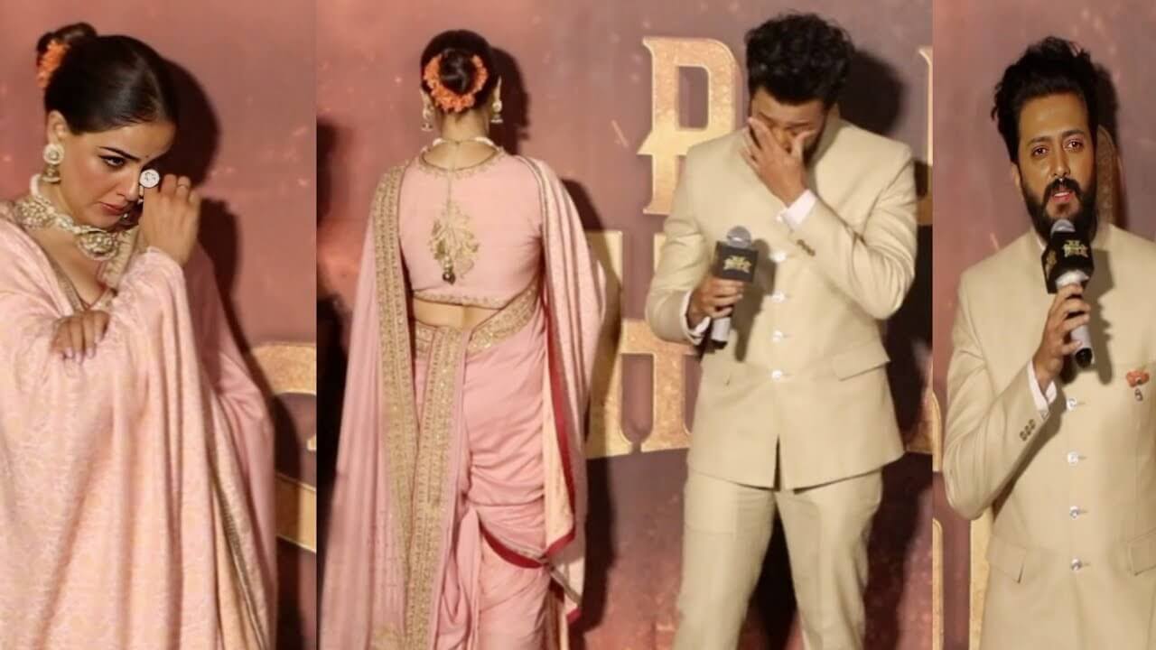 Genelia tears up as Riteish Deshmukh recalls struggle behind Raja Shivaji film
