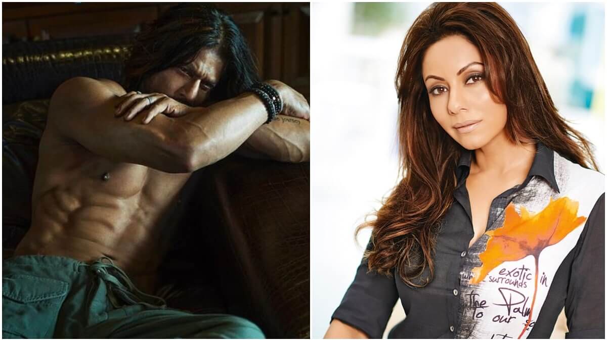 Gauri Khan hilariously trolls Bollywood superstar SRK over his shirtless pic