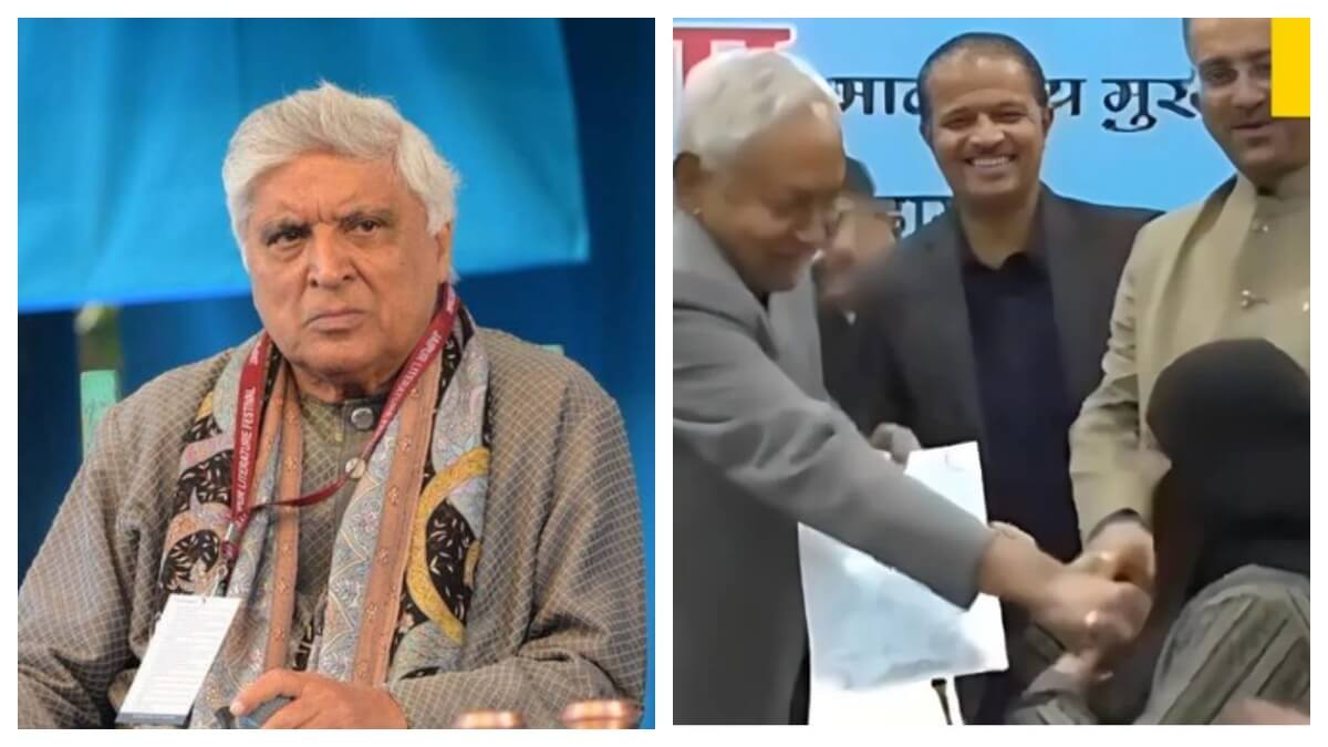 Javed Akhtar condemns hijab row, seeks ‘unconditional apology’ from Nitish Kumar