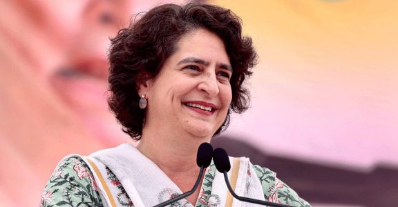 Congress General Secretary Priyanka Gandhi To Address An Election Rally In Nandurbar District Of North Maharashtra 