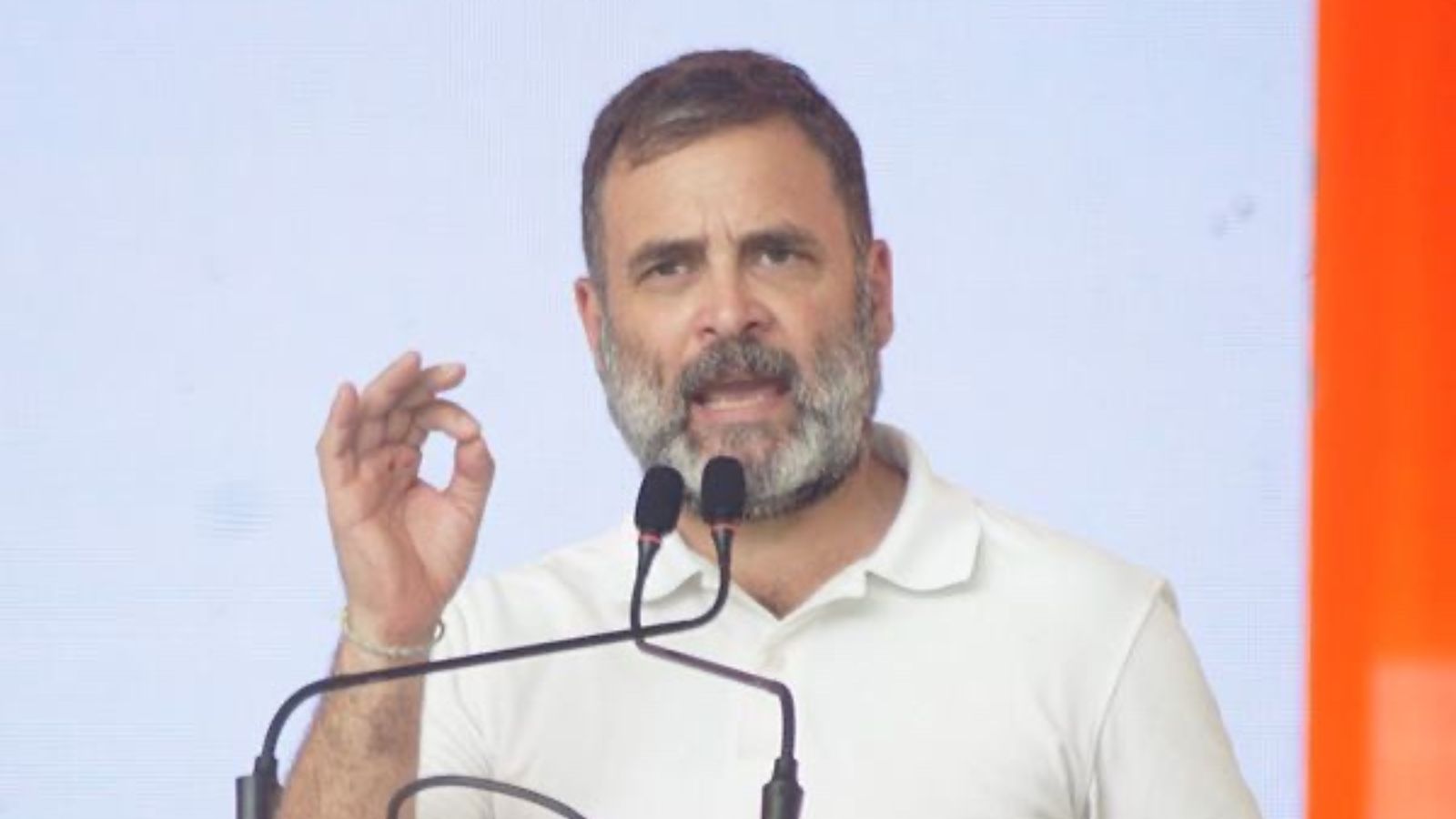 Rahul Criticises Modi for Backing Sexual Offender in Polls
