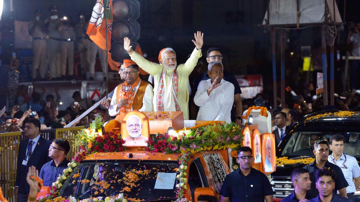 PM Narendra Modi Holds Road Show In Patna