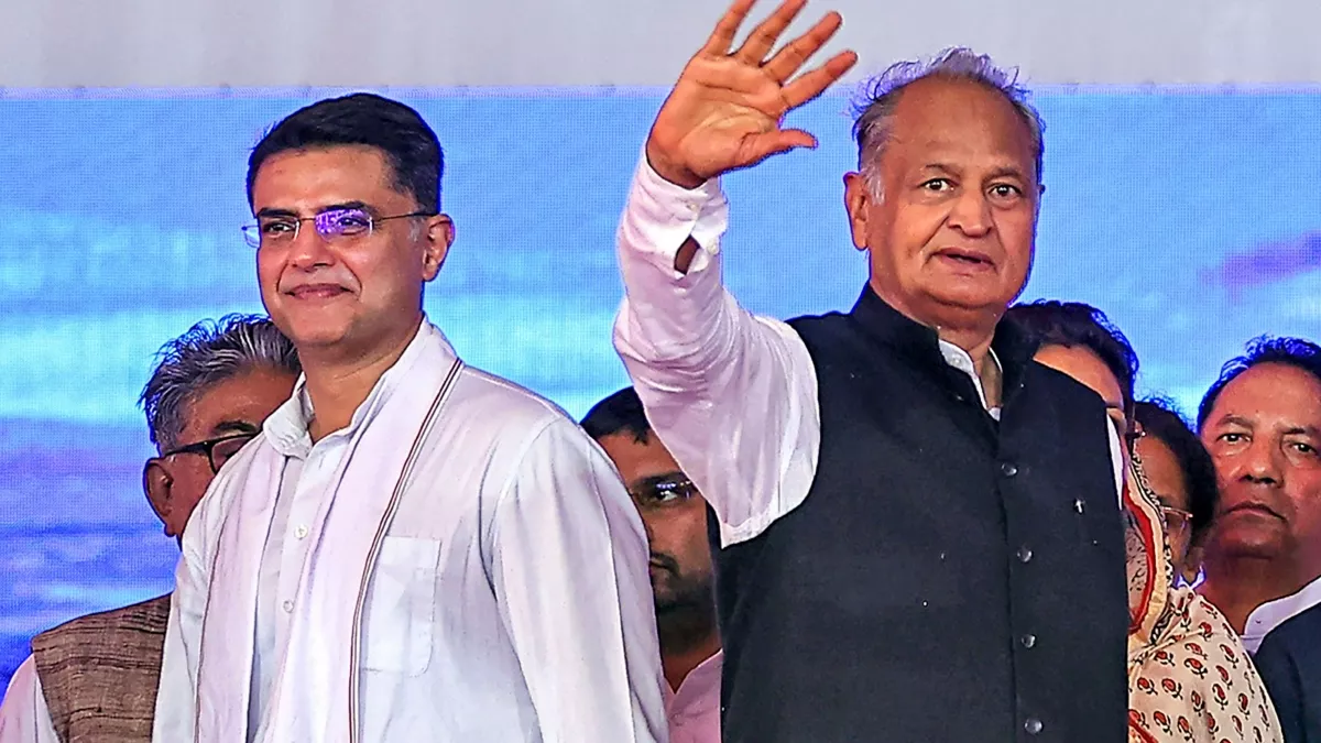 Sachin Pilot trailing, Ashok Gehlot leads in Rajasthan assembly polls