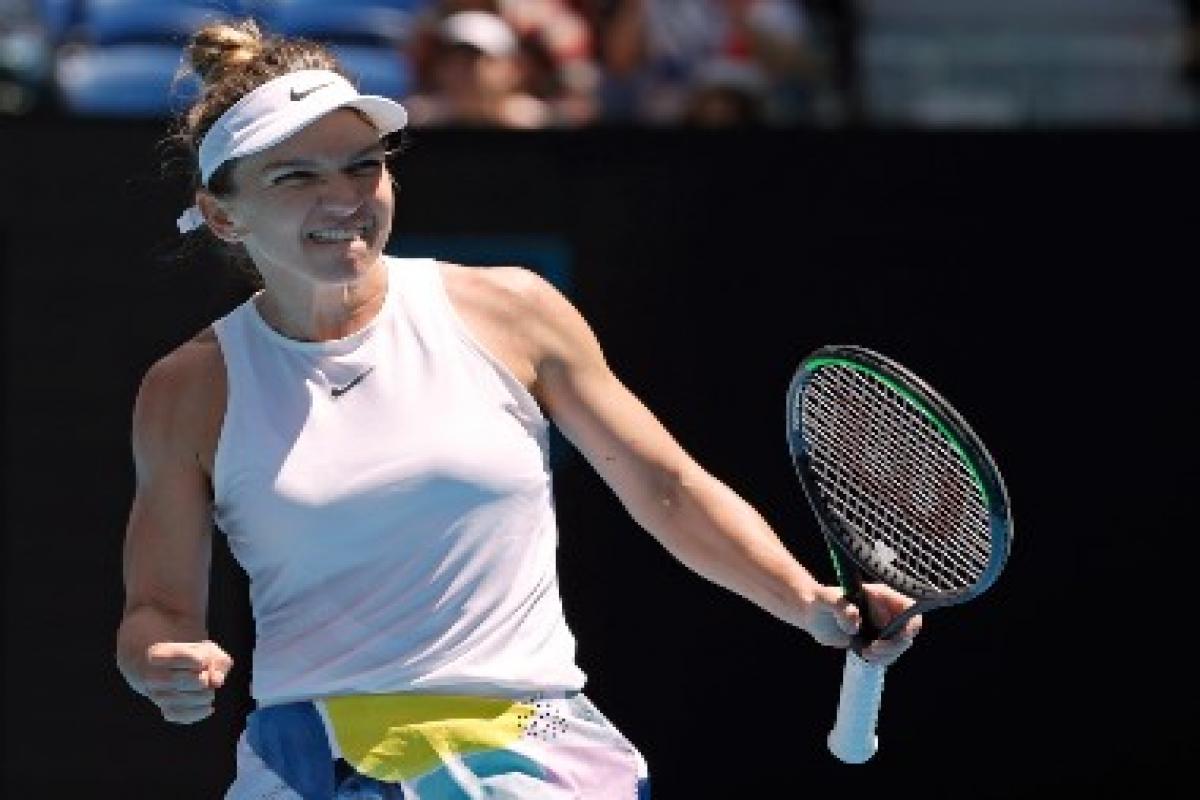 simonahalepenterintothesemifinalsofaustraliaopen