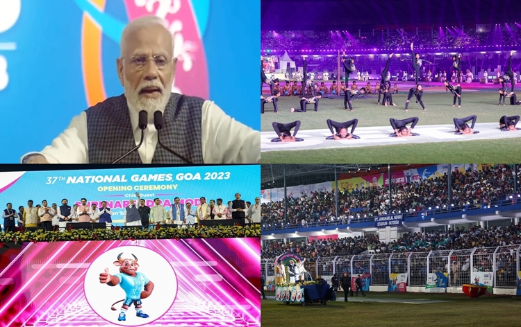 pmnarendramodiinaugurates37thnationalgamesatjawaharlalnehrustadiumingoa