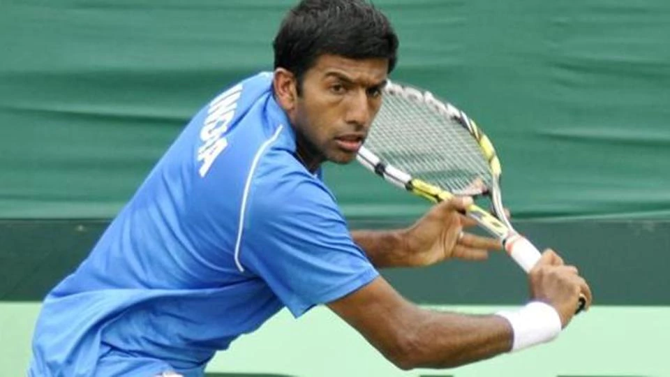 rohanbopannacrashesoutofmaharashtraopentennis