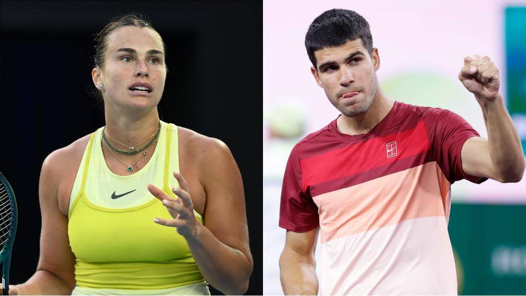 Carlos Alcaraz, Aryna Sabalenka progress to Wimbledon 2025 semi-final