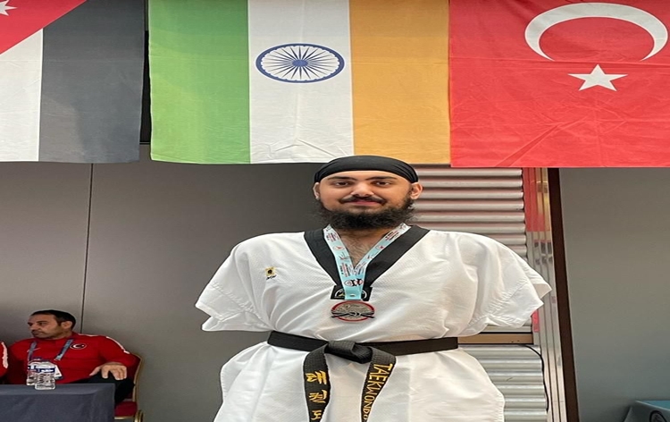 chandeepsinghbagssilvermedalatparaworldtaekwondochampionships