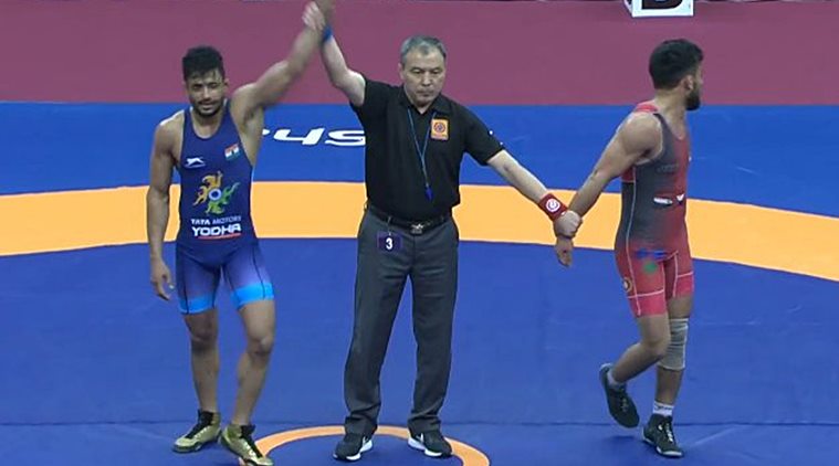 asianwrestlingchampionships:indianwrestlerswinthreebronzemedalsingrecoromanevents