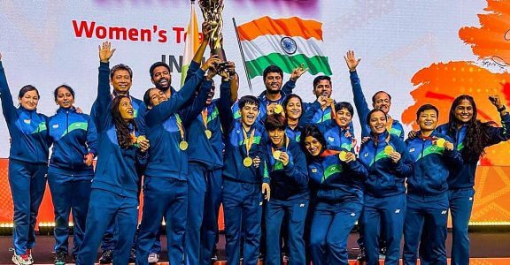 indiawomenscripthistorywithgoldinbadmintonasiateamchampionships2024