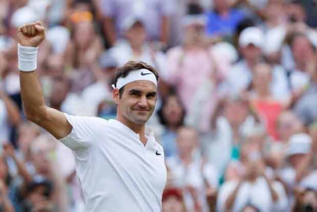 rogerfedererenterswimbledonquarterfinalsfor15thtime