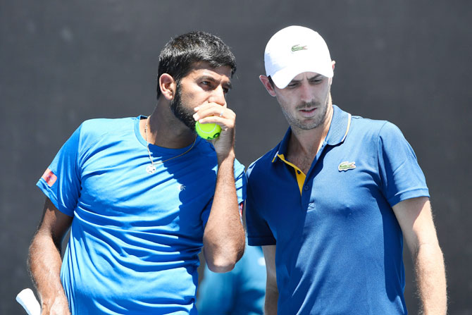 australianopen:rohanbopannaedouardrogervasselintoplayinmensdoublesround