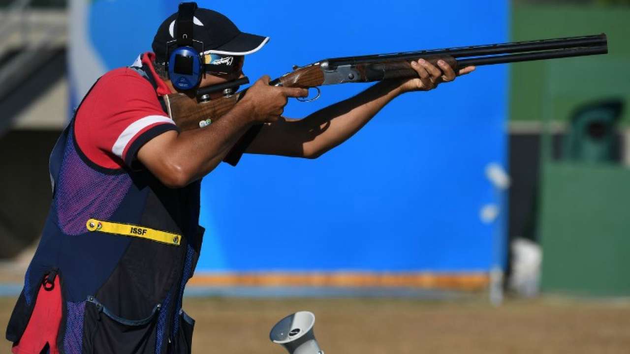 8thasianshotgunchampionship:angadvirsinghbajwawinsgoldinmensskeetfinal