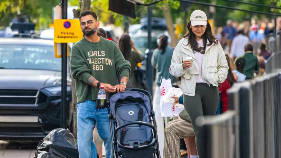 Kohli and Anushka Sharma Enjoy Peaceful London Stroll