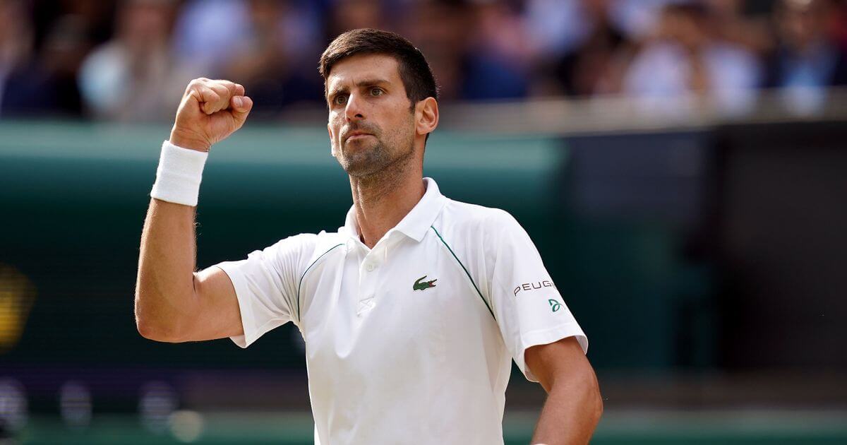 Defending champion Novak Djokovic advances to 2nd round at Wimbledon